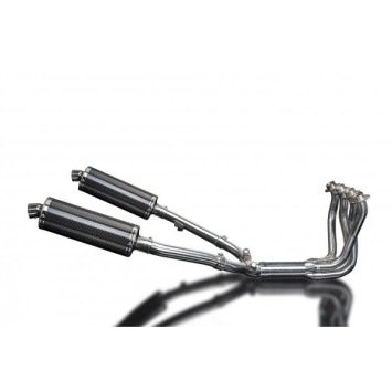 Delkevic volledig systeem Oval Carbon 350mm zonder e-keur - CBR1100XX BLACKBIRD (1996-2009)