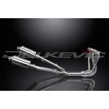 Delkevic volledig systeem Oval RVS 225mm zonder e-keur - CBR1100XX BLACKBIRD (1996-2009)