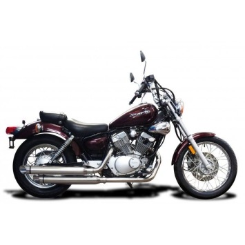 Delkevic volledig systeem Round RVS 550mm zonder e-keur - XV125/250S 1988-2017