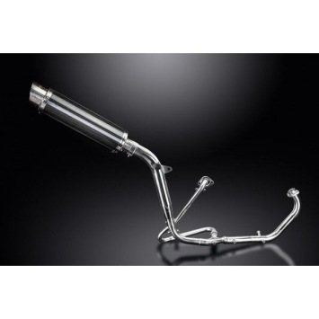 Delkevic volledig systeem Round Carbon 350mm zonder e-keur - XL125V Varadero (2001-2014)