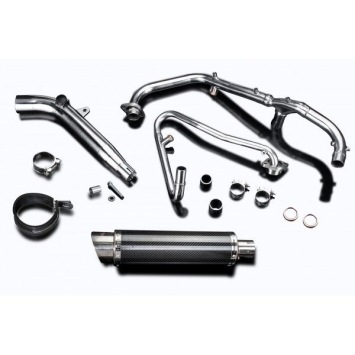 Delkevic volledig systeem Round Carbon 350mm zonder e-keur - XL125V Varadero (2001-2014)