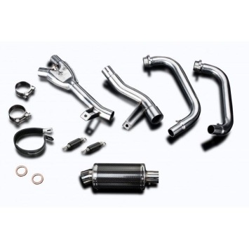 Delkevic volledig systeem Oval Carbon 225mm zonder e-keur - GW250 Inazuma (2013-2018)