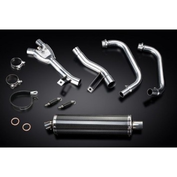 Delkevic volledig systeem Oval Carbon 450mm zonder e-keur - GW250 Inazuma (2013-2018)