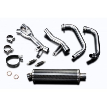 Delkevic volledig systeem Oval Carbon 450mm zonder e-keur - GW250 Inazuma (2013-2018)