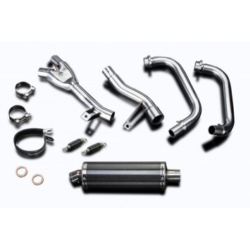 Delkevic volledig systeem Oval Carbon 350mm zonder e-keur - GW250 Inazuma (2013-2018)