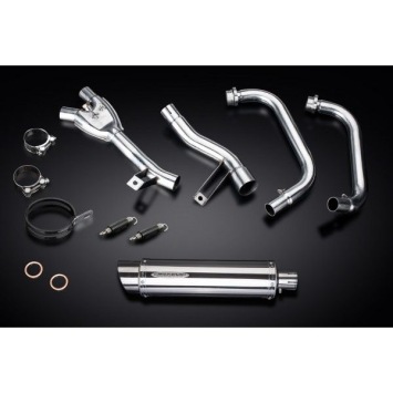 Delkevic volledig systeem Round RVS 350mm zonder e-keur - GW250 Inazuma (2013-2018)