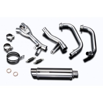 Delkevic volledig systeem Round RVS 350mm zonder e-keur - GW250 Inazuma (2013-2018)