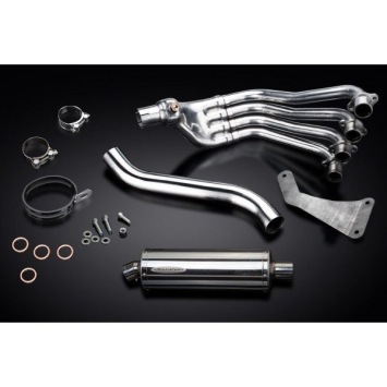 Delkevic volledig systeem Oval RVS 350mm zonder e-keur - CBR650F and CB650F (2014-2018)