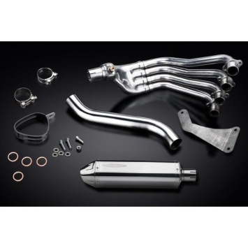 Delkevic volledig systeem Tri-Oval RVS 320mm zonder e-keur - CBR650F and CB650F (2014-2018)