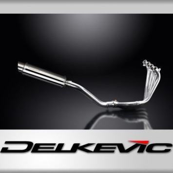Delkevic volledig systeem Round RVS 350mm zonder e-keur - CBR650F and CB650F (2014-2018)