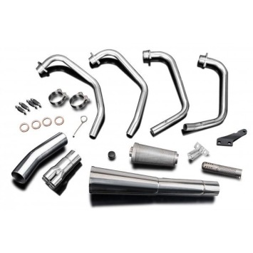 Delkevic volledig systeem Megaphone RVS 550mm zonder e-keur - CB1100F 83