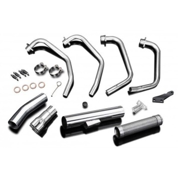 Delkevic volledig systeem Short Straight RVS 350mm zonder e-keur - CB1100F 83