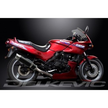 Delkevic volledig systeem Round Carbon 350mm zonder e-keur - GPZ500S EX500C(1987-2007)