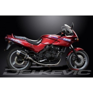 Delkevic volledig systeem Round Carbon 200mm zonder e-keur - GPZ500S EX500C(1987-2007)