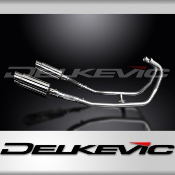 Delkevic volledig systeem Round RVS 200mm zonder e-keur - GPZ500S EX500C(1987-2007)