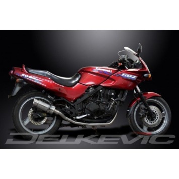 Delkevic volledig systeem Round RVS 200mm zonder e-keur - GPZ500S EX500C(1987-2007)