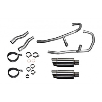 Delkevic volledig systeem Round RVS 200mm zonder e-keur - GPZ500S EX500C(1987-2007)