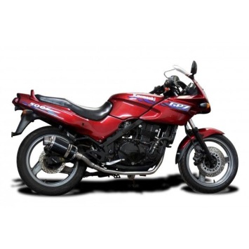 Delkevic volledig systeem Oval Carbon 225mm zonder e-keur - GPZ500S EX500C(1987-2007)