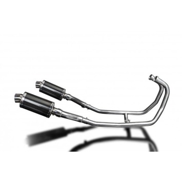 Delkevic volledig systeem Oval Carbon 225mm zonder e-keur - GPZ500S EX500C(1987-2007)