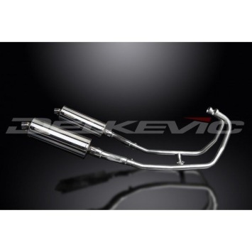 Delkevic volledig systeem Oval RVS 350mm zonder e-keur - GPZ500S EX500C(1987-2007)