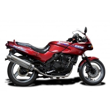 Delkevic volledig systeem Oval RVS 450mm zonder e-keur - GPZ500S EX500C(1987-2007)