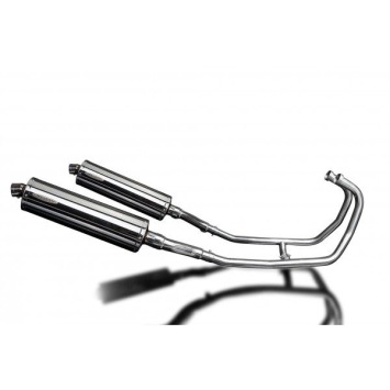 Delkevic volledig systeem Oval RVS 450mm zonder e-keur - GPZ500S EX500C(1987-2007)