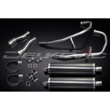 Delkevic volledig systeem Oval Carbon 450mm zonder e-keur - GPZ500S EX500C(1987-2007)