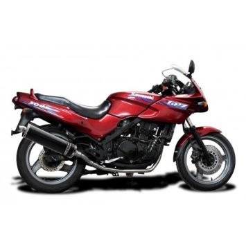 Delkevic volledig systeem Oval Carbon 450mm zonder e-keur - GPZ500S EX500C(1987-2007)