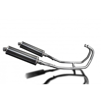 Delkevic volledig systeem Oval Carbon 450mm zonder e-keur - GPZ500S EX500C(1987-2007)