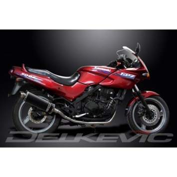 Delkevic volledig systeem Oval Carbon 350mm zonder e-keur - GPZ500S EX500C(1987-2007)