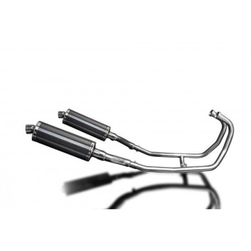 Delkevic volledig systeem Oval Carbon 350mm zonder e-keur - GPZ500S EX500C(1987-2007)