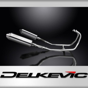 Delkevic volledig systeem Tri-Oval RVS 320mm zonder e-keur - GPZ500S EX500C(1987-2007)