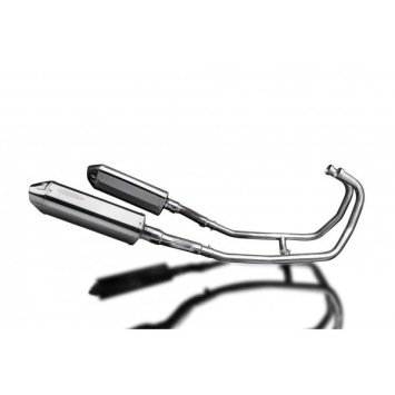 Delkevic volledig systeem Tri-Oval RVS 320mm zonder e-keur - GPZ500S EX500C(1987-2007)