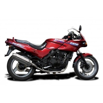 Delkevic volledig systeem Tri-Oval RVS 320mm zonder e-keur - GPZ500S EX500C(1987-2007)