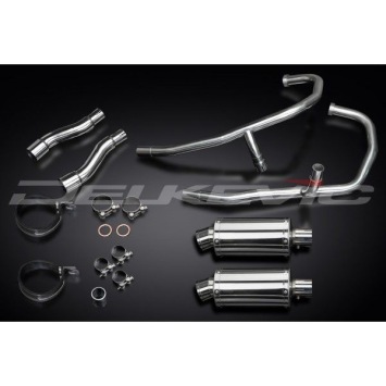 Delkevic volledig systeem Oval RVS 225mm zonder e-keur - GPZ500S EX500C(1987-2007)