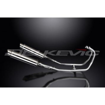 Delkevic volledig systeem Round RVS 350mm zonder e-keur - GPZ500S EX500C(1987-2007)