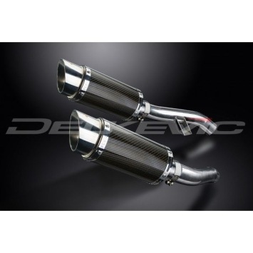 Delkevic slip-on kit Round Carbon 200mm zonder e-keur - FJR1300 (2006-2020)