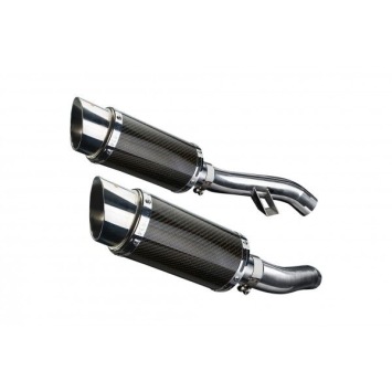 Delkevic slip-on kit Round Carbon 200mm zonder e-keur - FJR1300 (2006-2020)