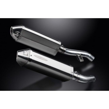 Delkevic slip-on kit Tri-Oval RVS 320mm zonder e-keur - FJR1300 (2006-2020)