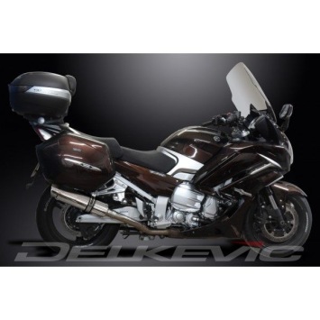 Delkevic slip-on kit Round RVS 350mm zonder e-keur - FJR1300 (2006-2020)