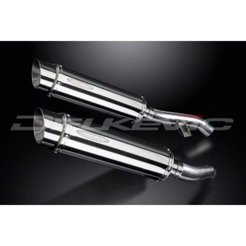 Delkevic slip-on kit Round RVS 350mm zonder e-keur - FJR1300 (2006-2020)