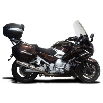 Delkevic slip-on kit Round RVS 350mm zonder e-keur - FJR1300 (2006-2020)