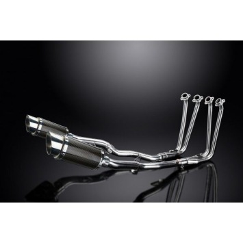 Delkevic volledig systeem Round Carbon 200mm zonder e-keur - FJR1300/ABS (2006-2020)