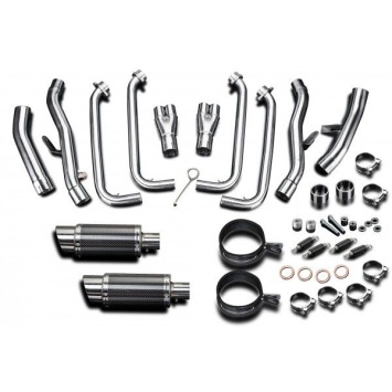 Delkevic slip-on kit Round RVS 350mm zonder e-keur - FJR1300 (2006-2020)