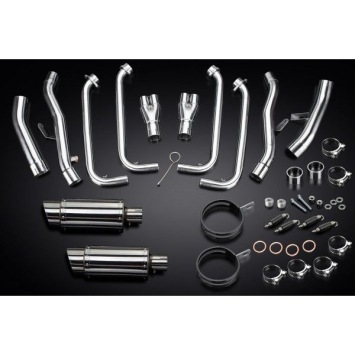 Delkevic volledig systeem Round RVS 200mm zonder e-keur - FJR1300/ABS (2006-2020)