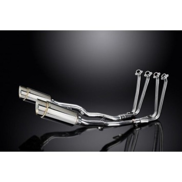 Delkevic volledig systeem Round RVS 200mm zonder e-keur - FJR1300/ABS (2006-2020)