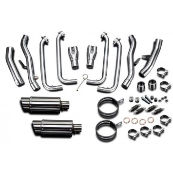 Delkevic volledig systeem Round RVS 200mm zonder e-keur - FJR1300/ABS (2006-2020)