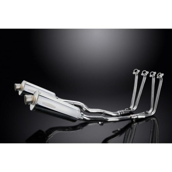 Delkevic volledig systeem Oval RVS 350mm zonder e-keur - FJR1300/ABS (2006-2020)