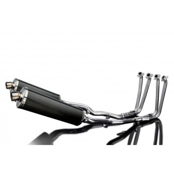 Delkevic volledig systeem Oval Carbon 450mm zonder e-keur - FJR1300/ABS (2006-2020)