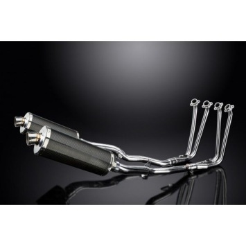 Delkevic volledig systeem Oval Carbon 350mm zonder e-keur - FJR1300/ABS (2006-2020)